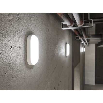 Aplica de perete LED pentru exterior, 12W, 230V, IP54, albă