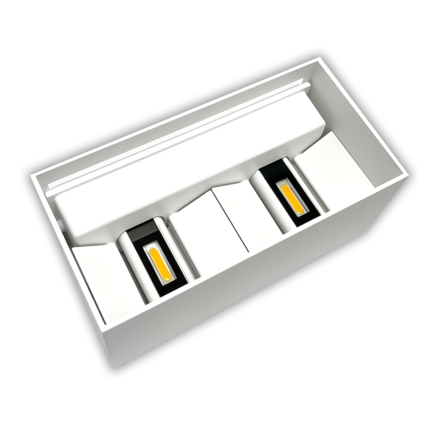 Aplica de perete LED pentru exterior, 24W, 230V, 3000K, IP65, albă