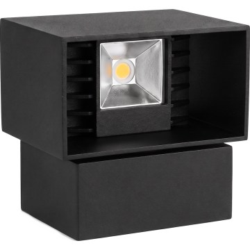 Aplica de perete LED pentru exterior/6W/230V IP54 neagră