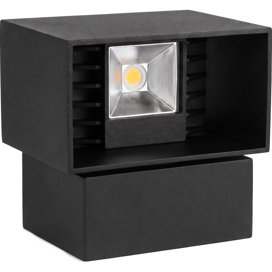 Aplica de perete LED pentru exterior/6W/230V IP54 neagră