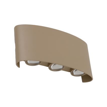 Aplica de perete LED pentru exterior ARROW LED/6W/230V IP54 bej