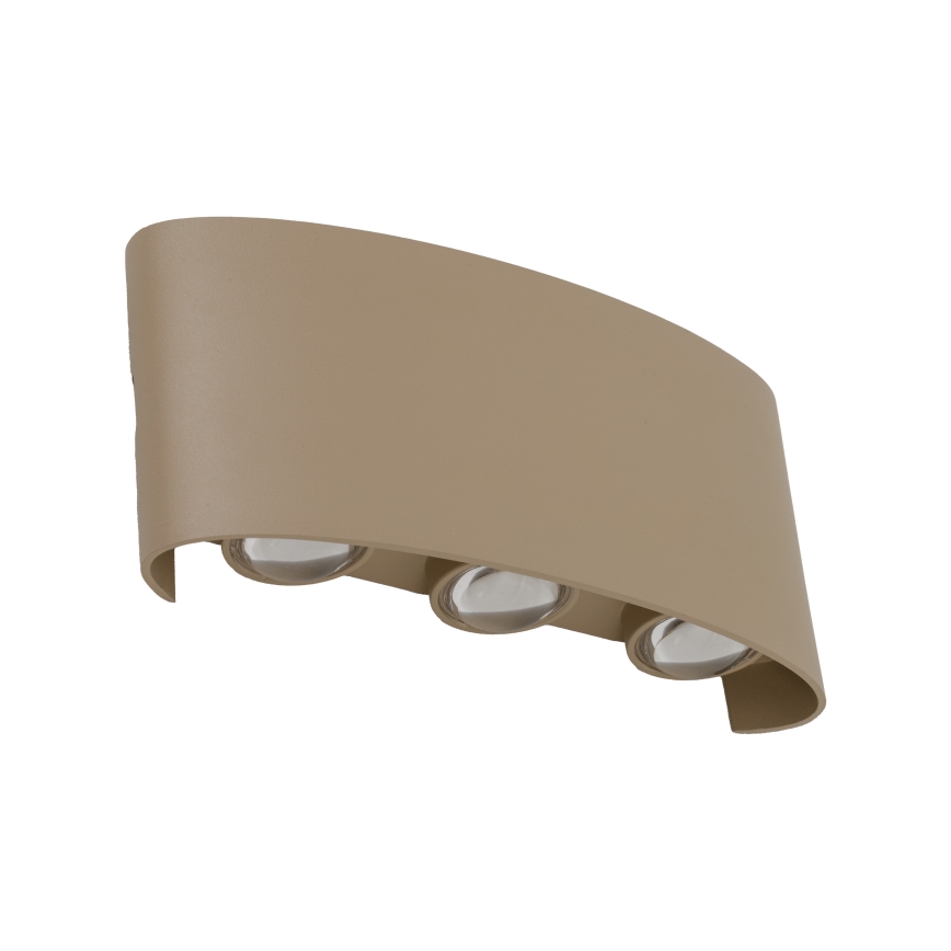 Aplica de perete LED pentru exterior ARROW LED/6W/230V IP54 bej
