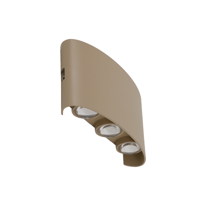 Aplica de perete LED pentru exterior ARROW LED/6W/230V IP54 bej
