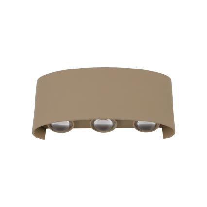 Aplica de perete LED pentru exterior ARROW LED/6W/230V IP54 bej