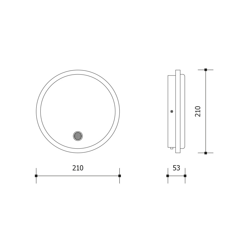 Aplică de perete LED pentru exterior cu senzor de mișcare și senzor crepuscular, 15W/230V, IP65, alb