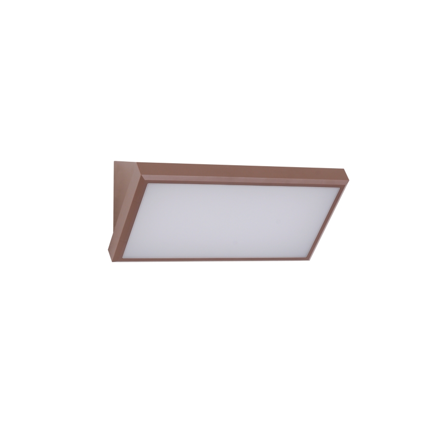 Brilagi - Aplica LED de exterior cu senzor TRIANGLE LED/20W/230V, maro, IP65