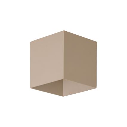 Aplica de perete LED pentru exterior CUBE LED/10W/230V IP54 bej