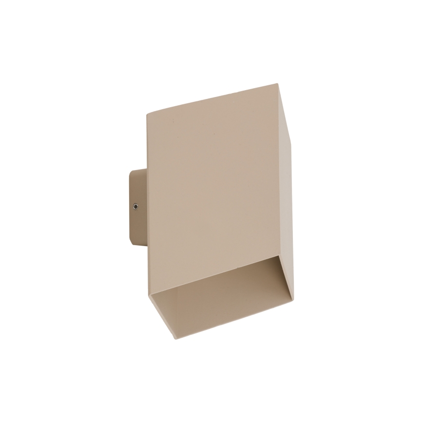 Aplica de perete LED pentru exterior CUBE LED/10W/230V IP54 bej