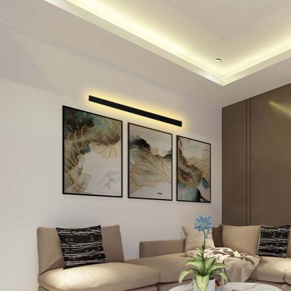 Aplică de perete LED pentru exterior LED/23W/230V 3000K IP65 141 cm antracit