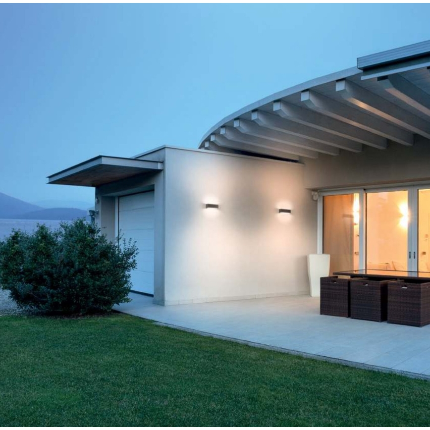 Aplica de perete LED pentru exterior Redo LAMPRIS 90154, 12W, 230V, IP65