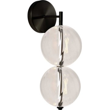 Aplica de perete LED PLAYA, 10 W, 230 V, negru