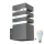 Aplica de perete LED RGBW dimmabilă TEKSAS, pentru exterior, 1xE27/12W/230V, 2700–6500K, Wi‑Fi, IP44, antracit
