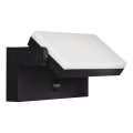 Aplică de perete LED XERTO pentru exterior, cu senzor de mișcare și senzor crepuscular, LED/20W/230V 3000/4000/6500K IP44, negru