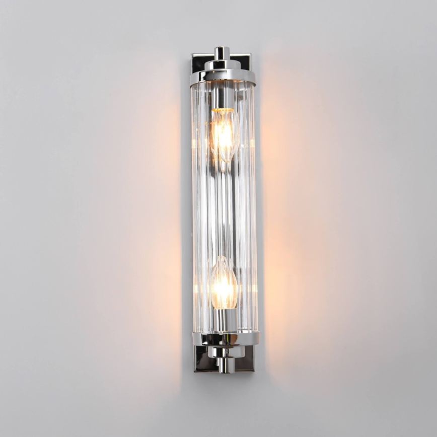 Aplică de perete LORENZO 2xE14/40W/230V crom lucios
