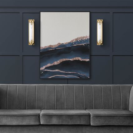 Aplica de perete LORENZO 2xE14/40W/230V, finisaj auriu