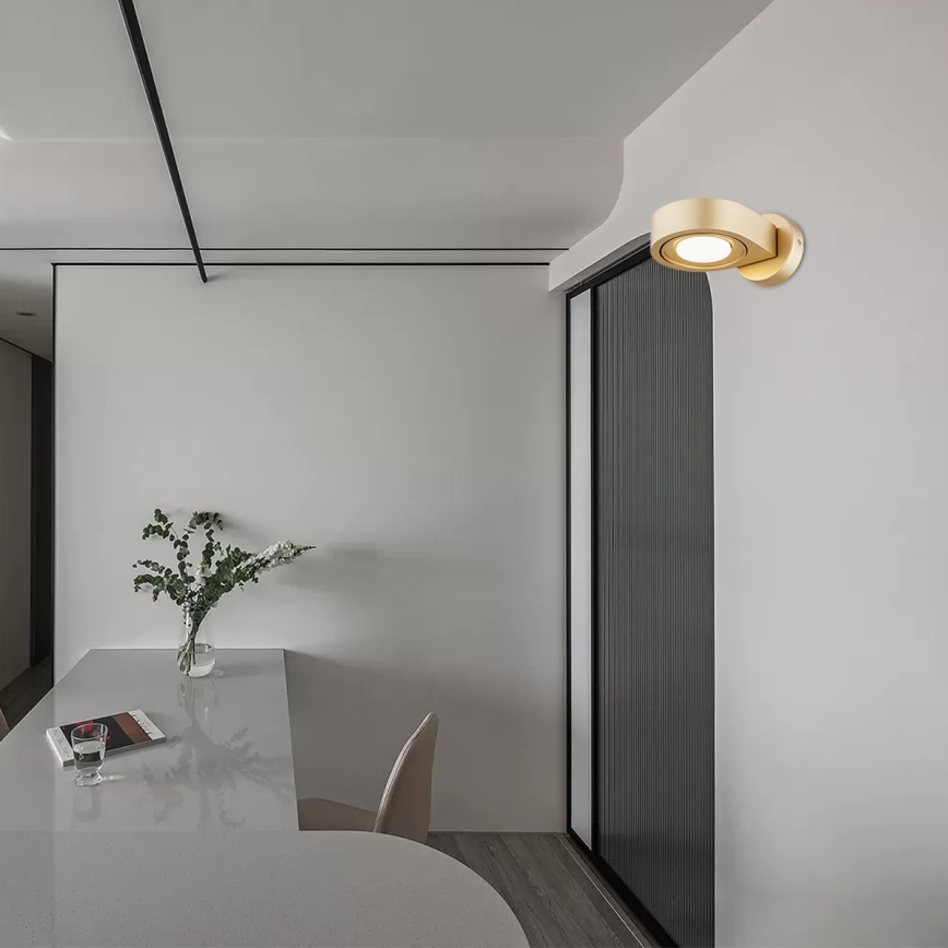 Aplică de perete LOTUS Argon 8899, 1xGX53/12W/230V, aurie