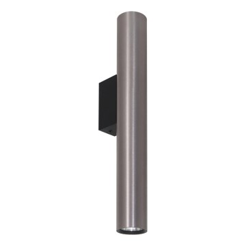 Aplica de perete LUNGOMARE 2xGU10/10W/230V crom mat