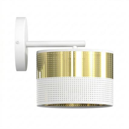 Aplica de perete LUX 1xE27/15W/230V alb/auriu