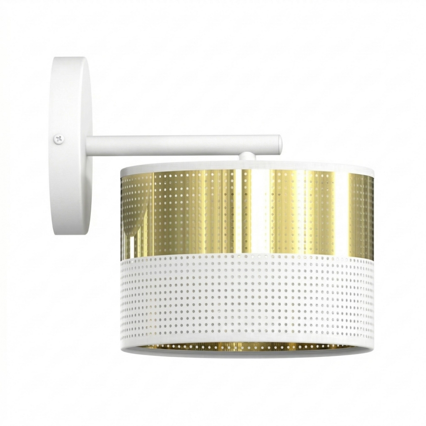 Aplica de perete LUX 1xE27/15W/230V alb/auriu