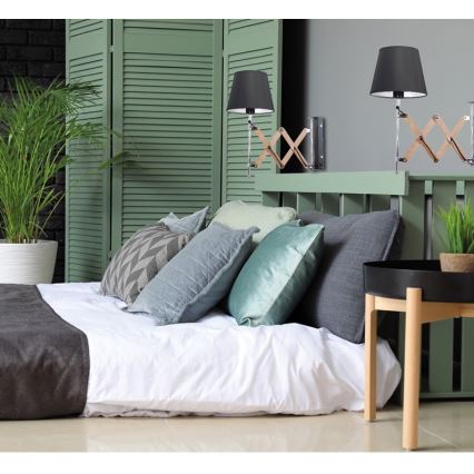 Aplica de perete MITO 1xE27 / 40W / 230V negru