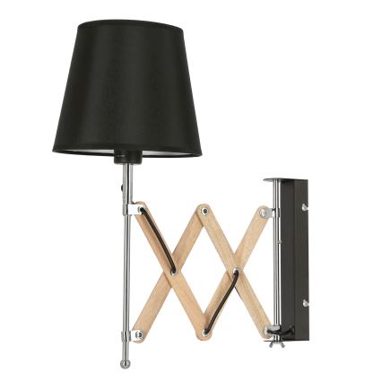 Aplica de perete MITO 1xE27 / 40W / 230V negru