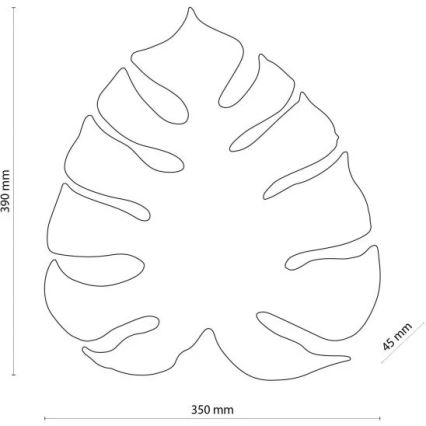 Aplică de perete MONSTERA 3xG9/6W/230V neagră