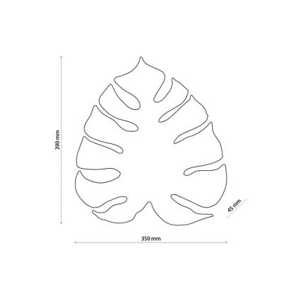 Aplica de perete MONSTERA 4xG9/6W/230V, aurie