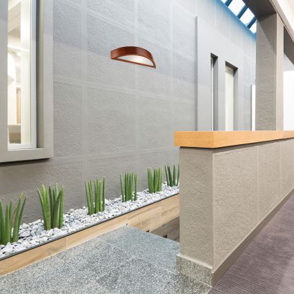 Aplică de perete NATURAL 1xE27/60W/230V pin/maro