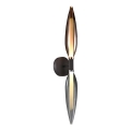Aplica de perete NORDIC 2xG9/5W/230V, crom negru/cupru
