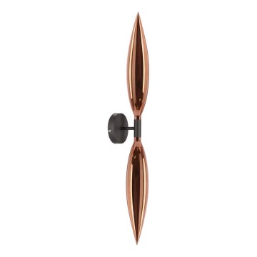 Aplică de perete NORDIC 2xG9/5W/230V, negru/cupru