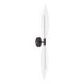 Aplica de perete NORDIC 2xG9/5W/230V negru/transparent