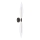 Aplica de perete NORDIC 2xG9/5W/230V negru/transparent