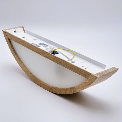 Aplică de perete OAK 1xE27/60W/230V stejar