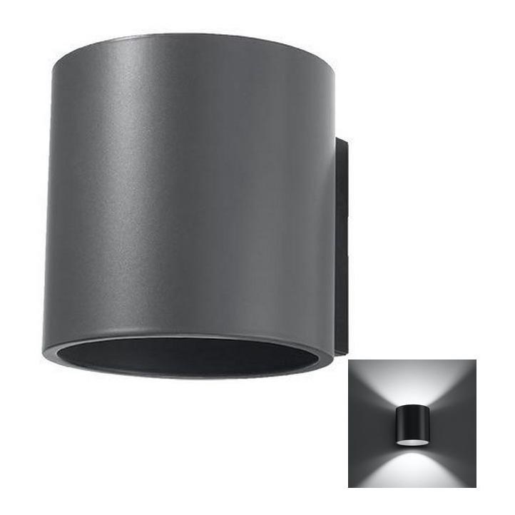 Aplica de perete ORBIS 1 cu 1xG9/40W/230V, antracit