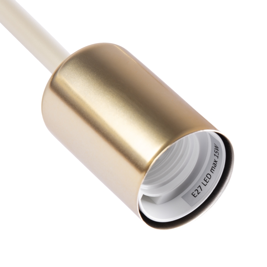 Aplica de perete OXFORD 1xE27/15W/230V alamă/albă