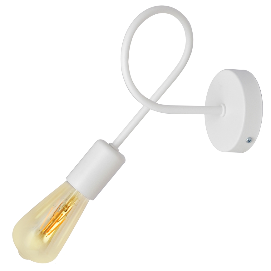 Aplică de perete OXFORD 1xE27/15W/230V albă