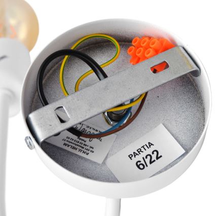 Aplică de perete OXFORD 1xE27/15W/230V albă