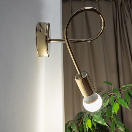 Aplica de perete OXFORD, 1xE27/15W/230V, aurie