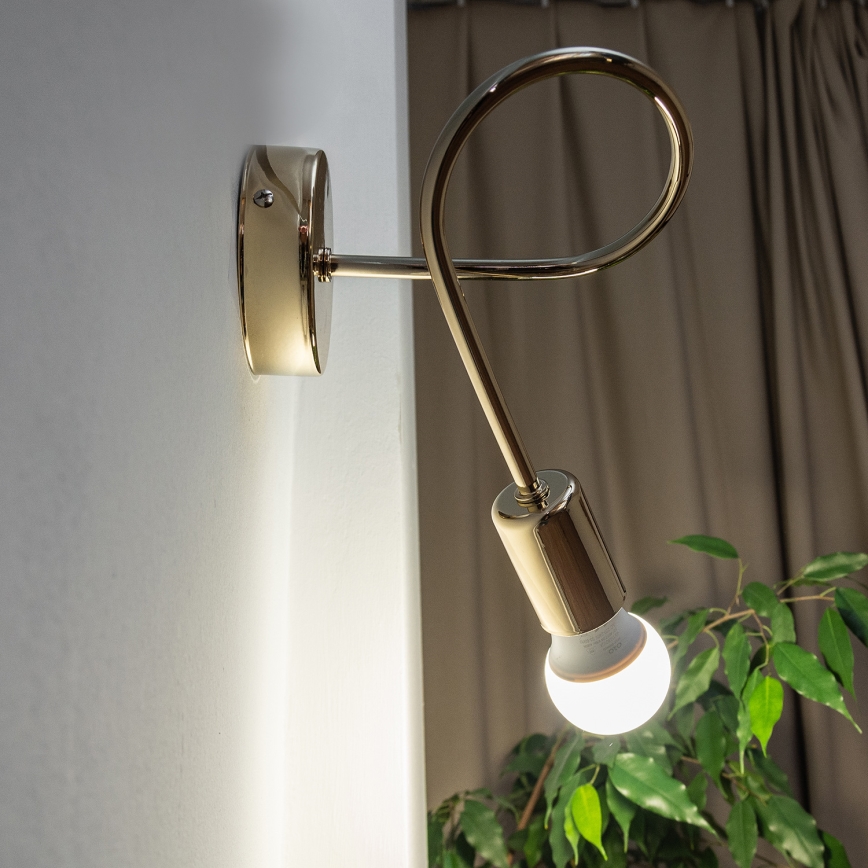 Aplica de perete OXFORD, 1xE27/15W/230V, aurie