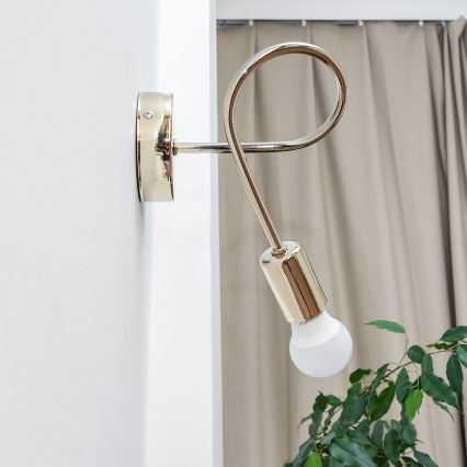 Aplica de perete OXFORD, 1xE27/15W/230V, aurie