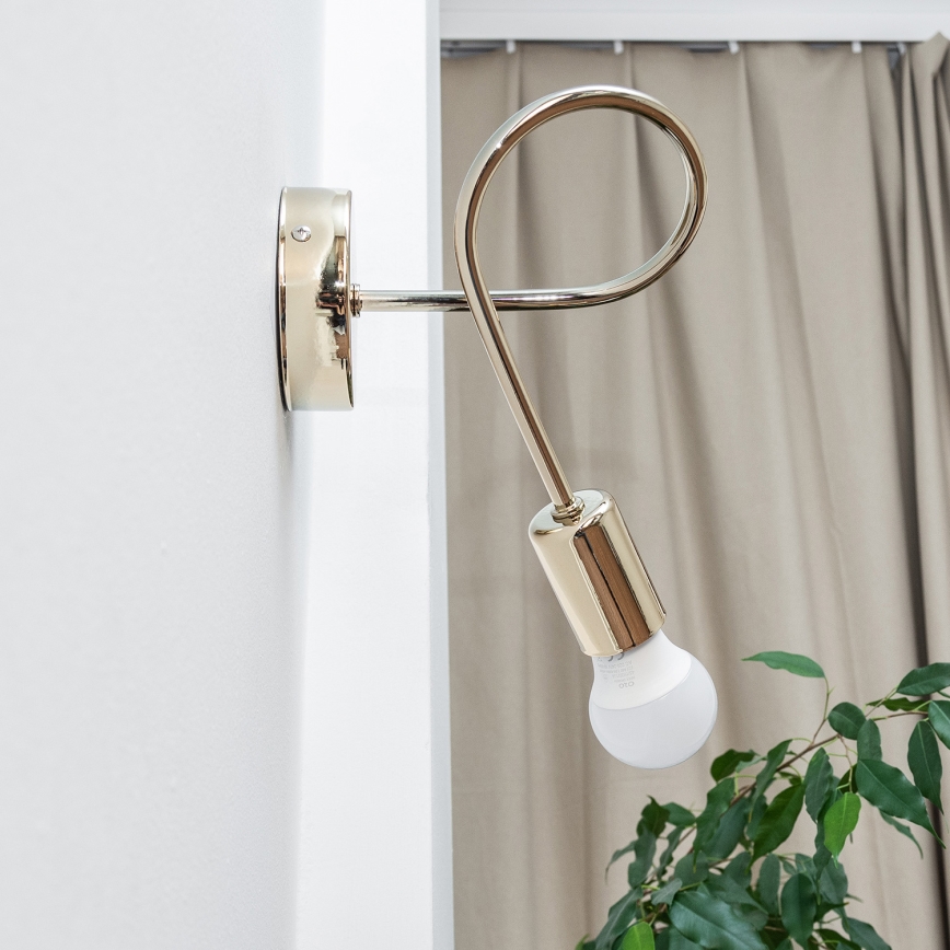 Aplica de perete OXFORD, 1xE27/15W/230V, aurie