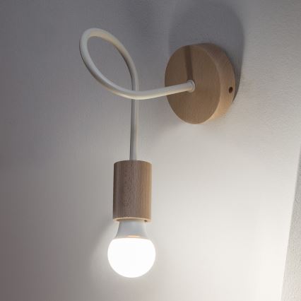 Aplica de perete OXFORD 1xE27/15W/230V pin/crem