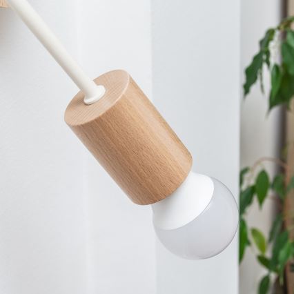 Aplica de perete OXFORD 1xE27/15W/230V pin/crem