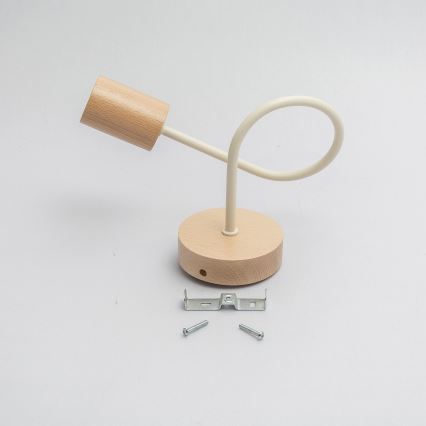 Aplica de perete OXFORD 1xE27/15W/230V pin/crem