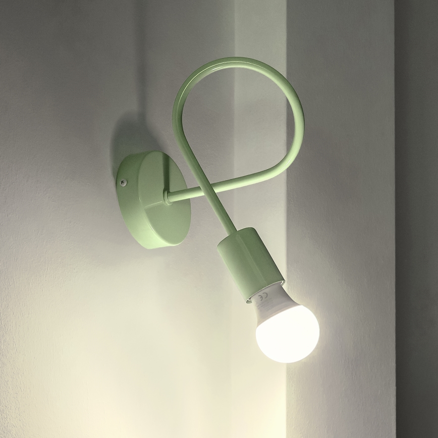 Aplică de perete OXFORD 1xE27/15W/230V, verde