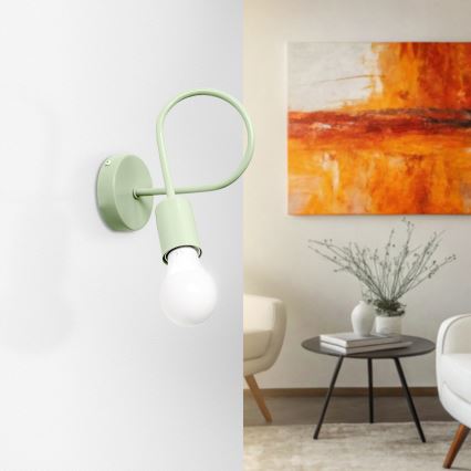 Aplică de perete OXFORD 1xE27/15W/230V, verde