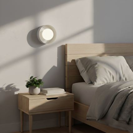 Aplica de perete OZZY 1xG9/8W/230V albă