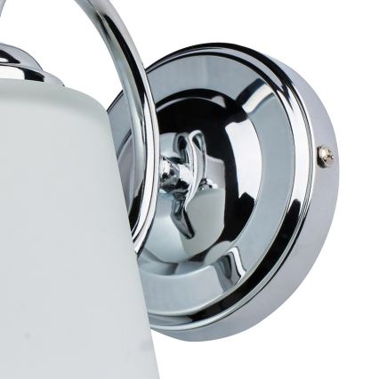 Aplică de perete PAFOS 1xE27/15W/230V, crom lucios