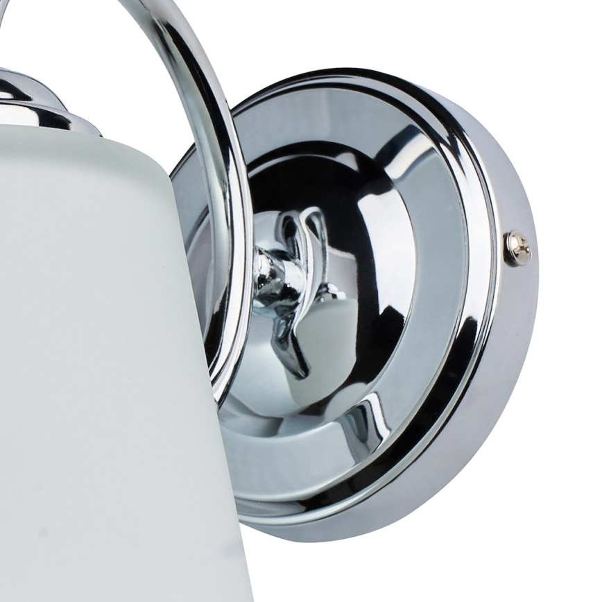 Aplică de perete PAFOS 1xE27/15W/230V, crom lucios