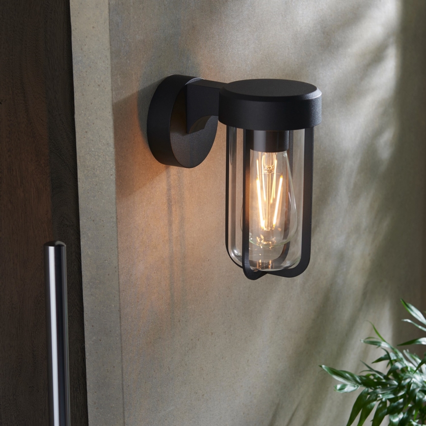 Aplica de perete pentru baie Endon 92859 - 1xE27/6W/230V IP44, neagră